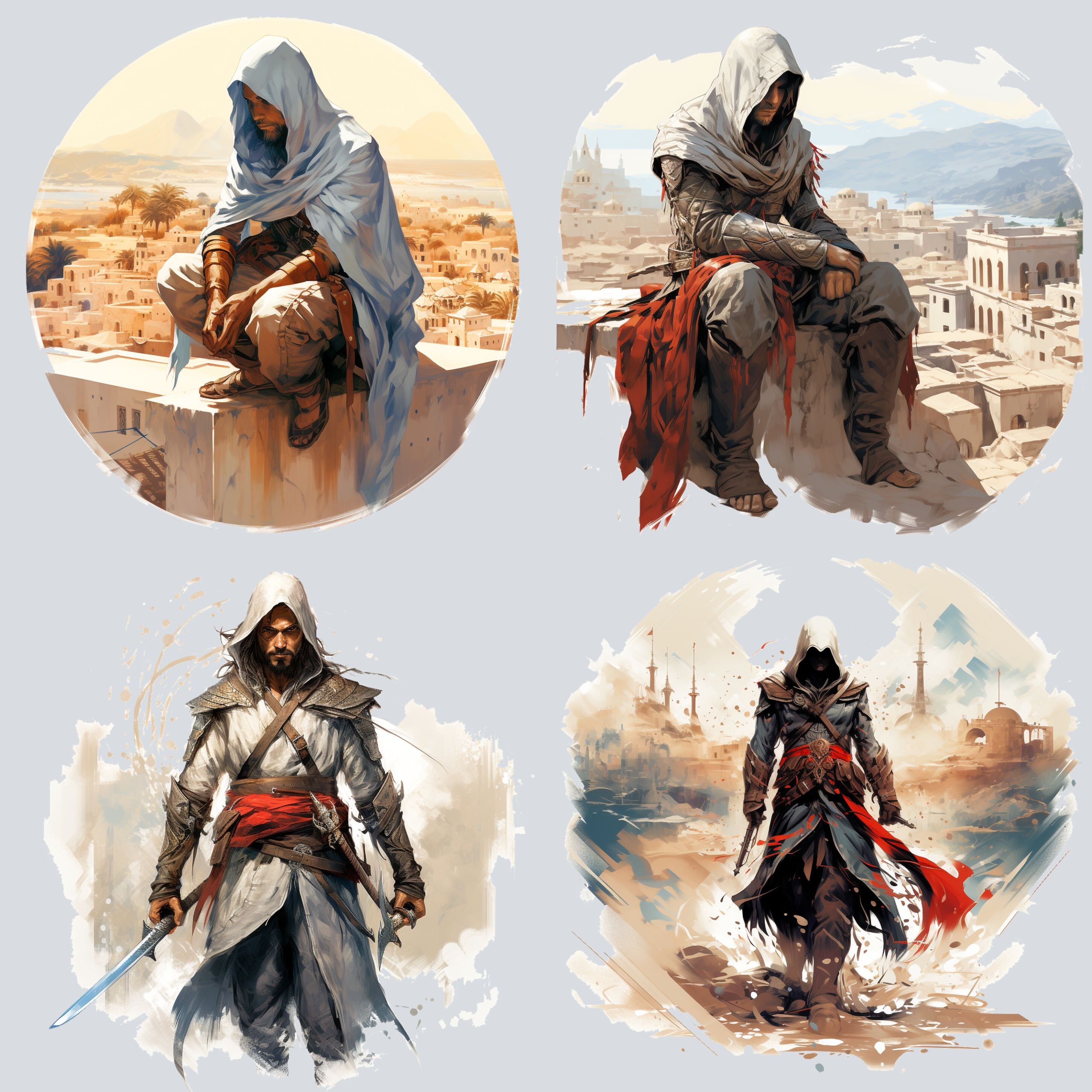 Assassin Graphics Assassin Rogue Clipart Fantasy Rogue Graphic Design Elements Role ...