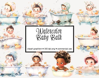 Baby Bath Clipart Baby Taking a Bath Clipart PNG Mom Clipart Dad Clipart Baby Clipart Baby PNG Bathroom Clipart Baby Shower Clipart