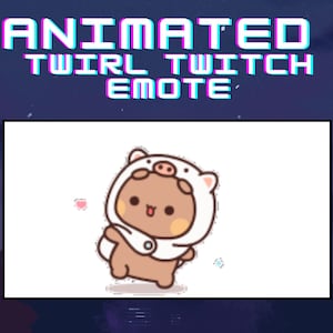Animated Twirl Emote for Twitch or Discord | Twitch Emotes | Animated Emotes