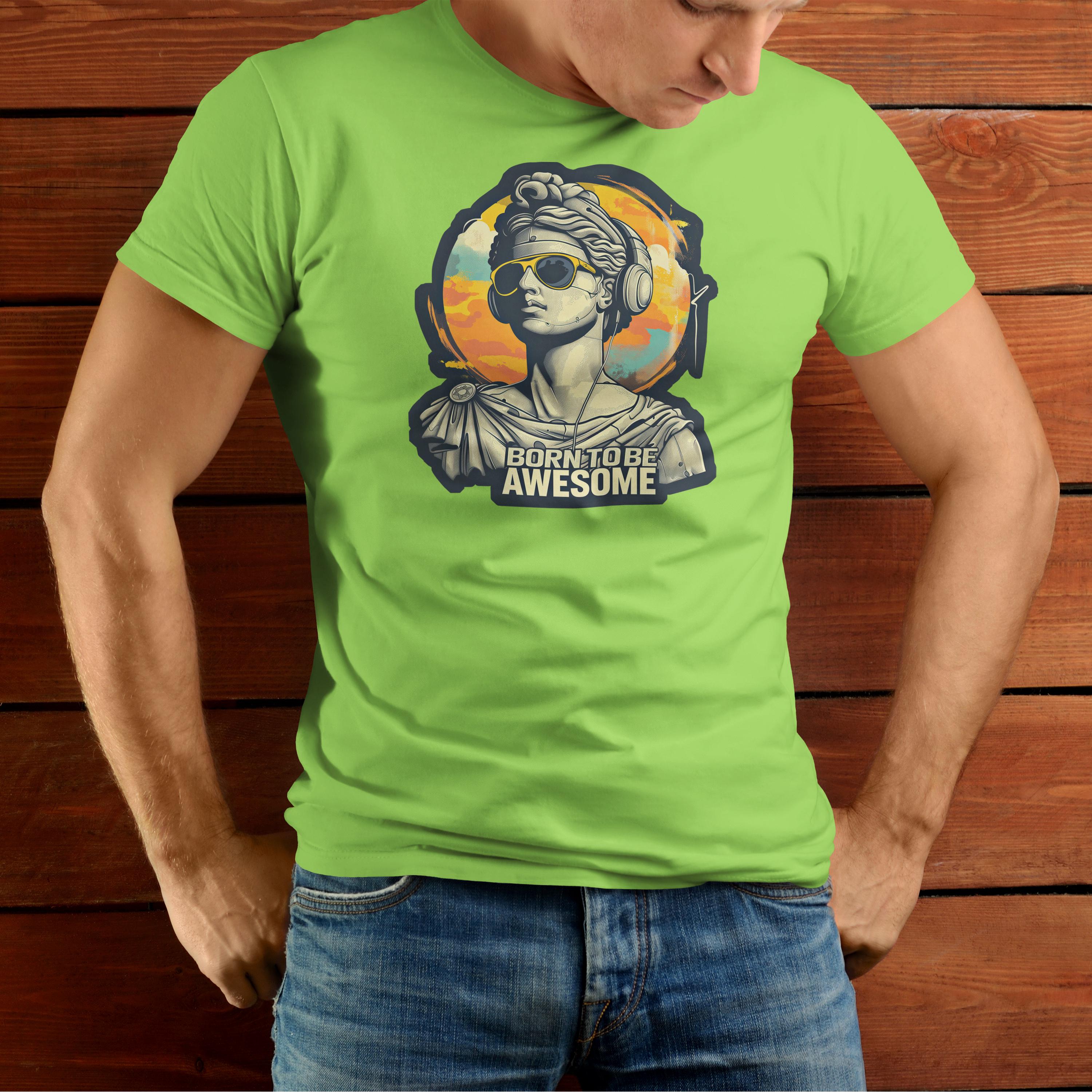 Retro Statue Graphic T-Shirt: Art Lover Streetwear
