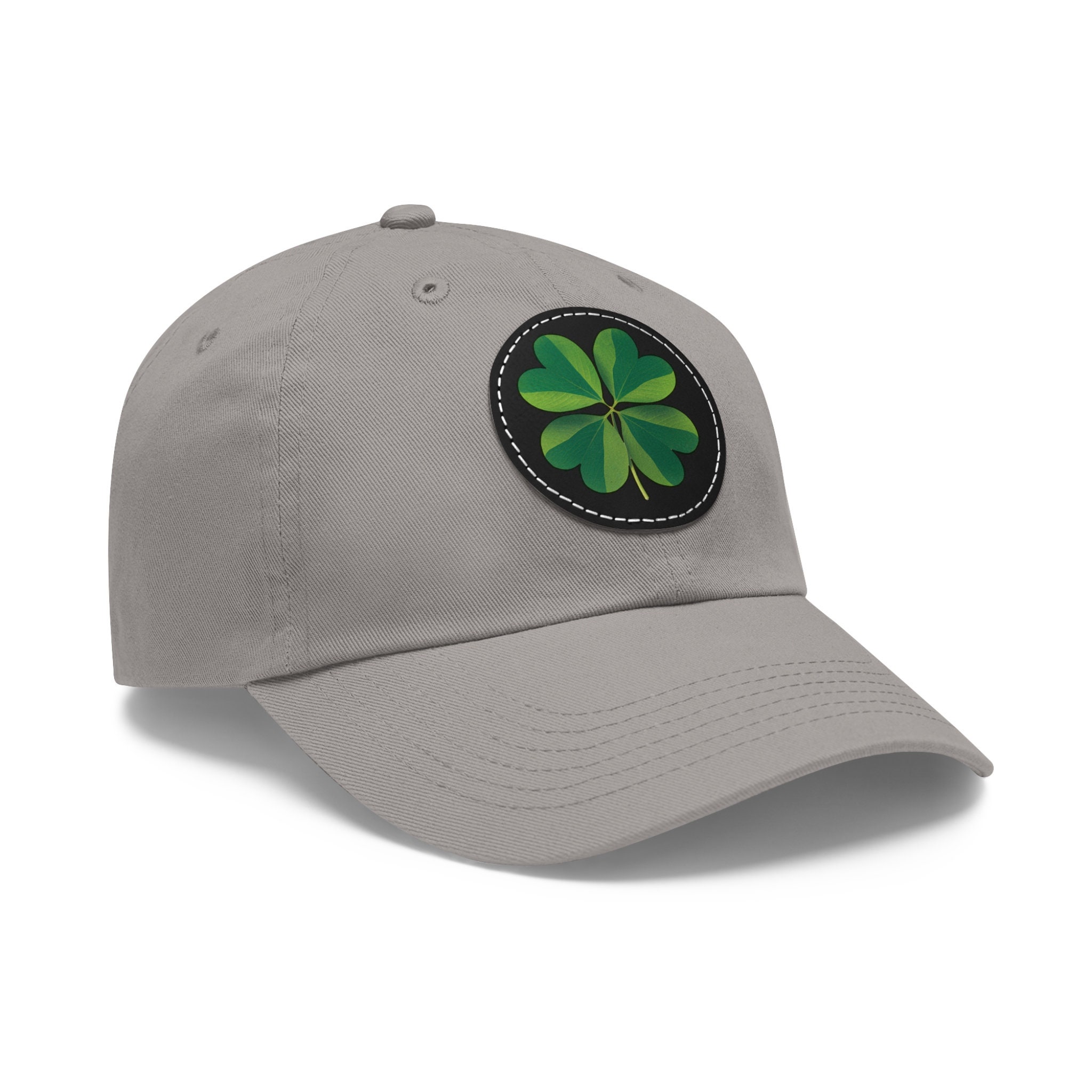 St. Patrick's Day Hat: Four Leaf Clover Twill Cap