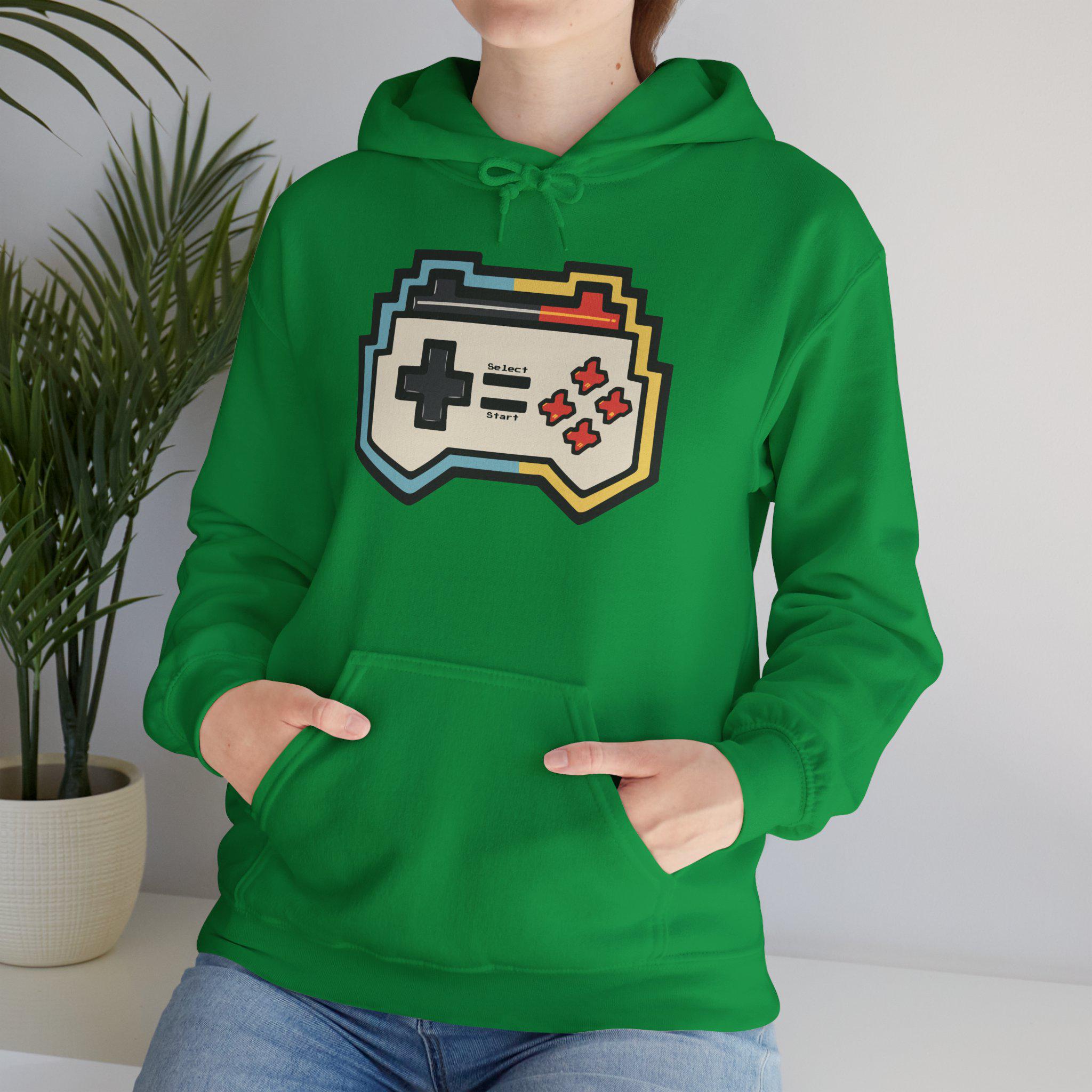 Retro Arcade Joystick Hoodie: 80s Gamer Style Sweatshirt