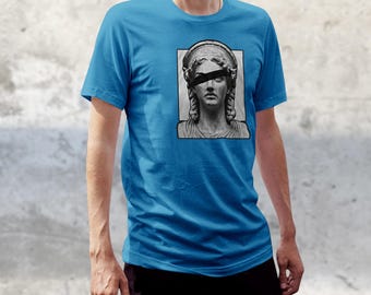 Elegant Sculpture Design Softstyle T-Shirt - Timeless Classical Art-Inspired Shirt