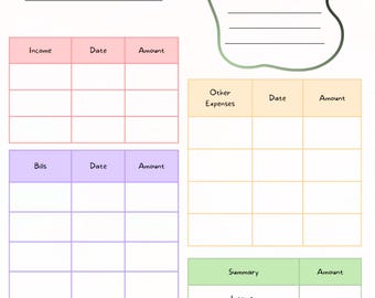 Monthly Budget Planner