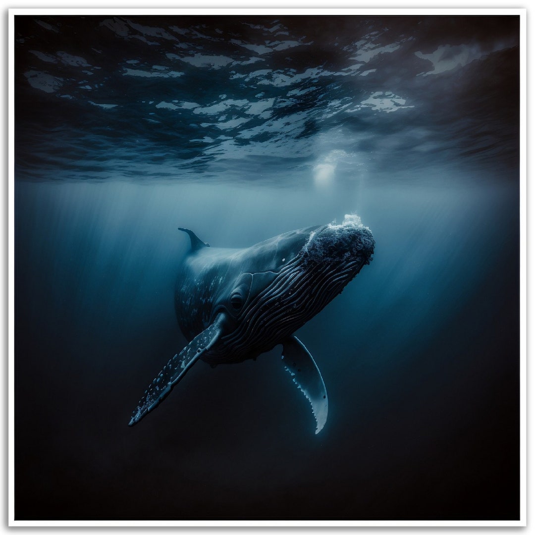 Whales Posters Whales Wallpaper Wallpaper Painting - Etsy