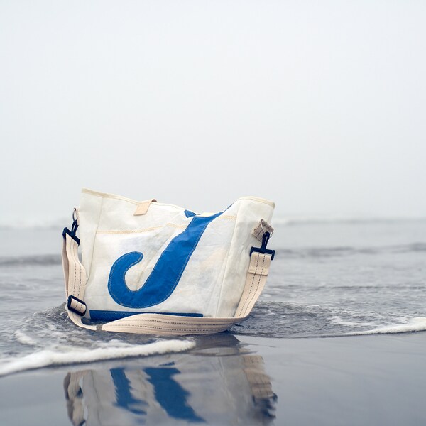 Sac messager de voile fait à la main