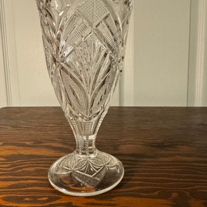 EAPG 6 1/2 Inch Beautiful Lady Flower Vase by Bryce