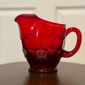 Georgian Ruby 5 Inch 30 Ounce Pitcher by Viking Glass