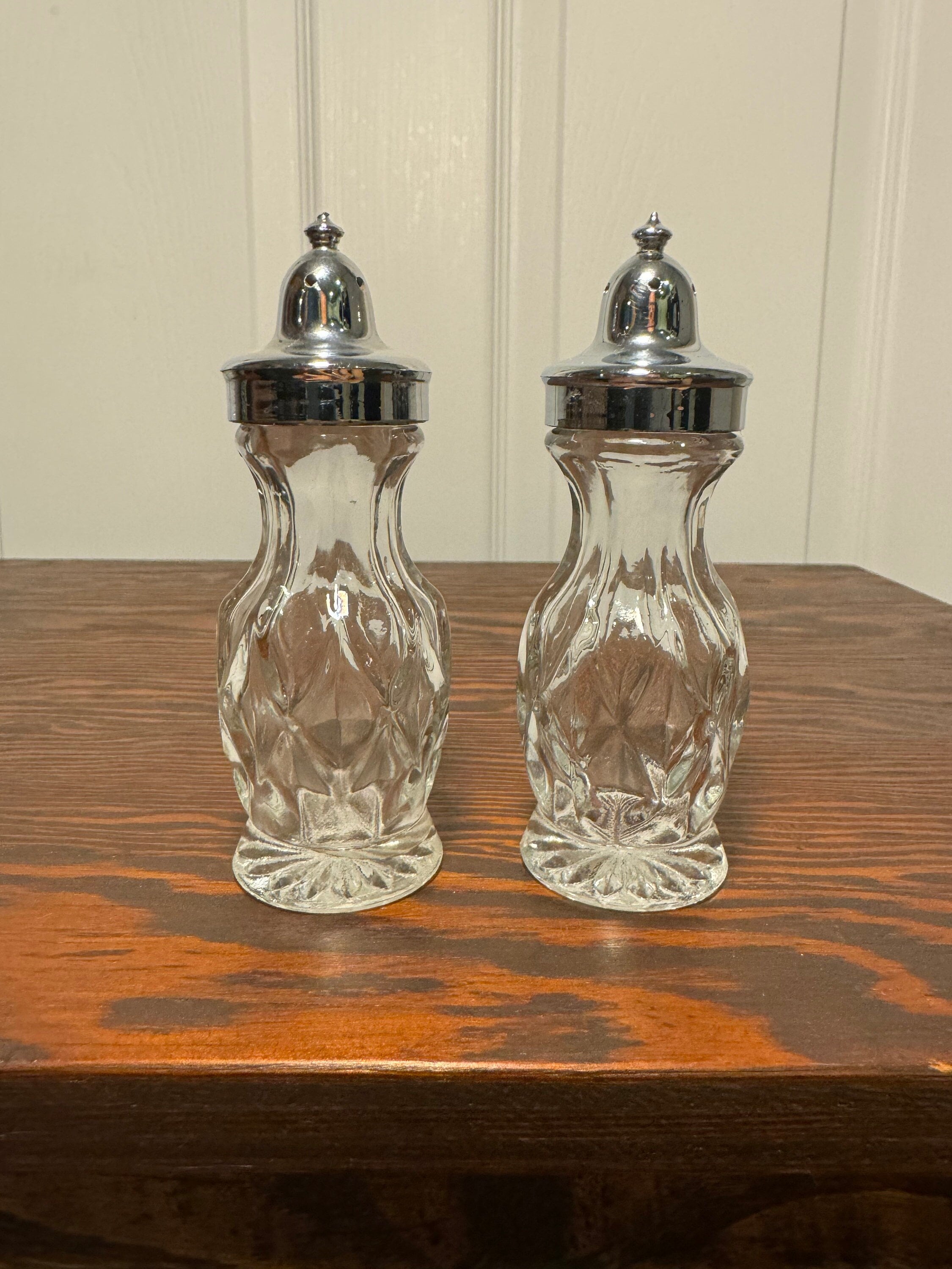 Anchor Hocking Salt & Pepper Shakers - Etsy