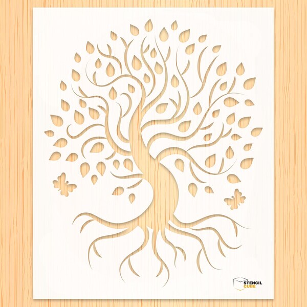 Tree of Life Stencil - Etsy