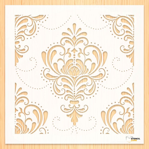 Victorian Stencil Etsy