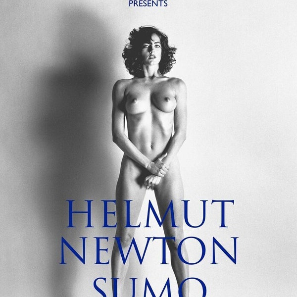 Helmut Newton. Sumo. Affiche originale d'exposition. Musée Berlin. Vogue