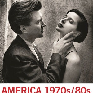 Helmut Newton. David Lynch. Isabella Rossellini. Original exhibition poster. Museum Berlin.