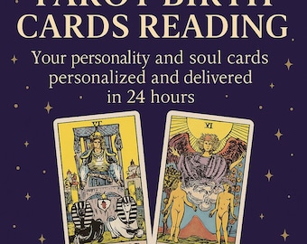 Personalisierte Tarot-Lesung zur Geburt: Persönlichkeits- & Seelenkarten-PDF-Download - Welche Energien bei der Geburt mitgebracht?