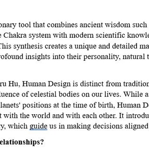 Human Design Relationship Reading