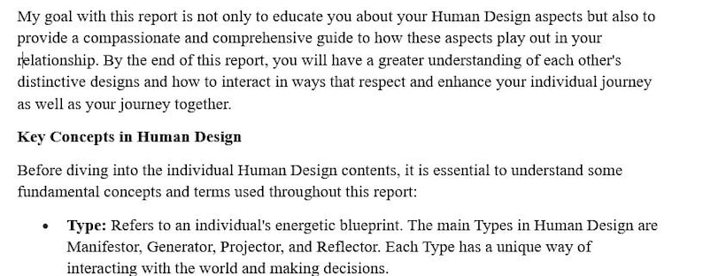 Human Design Relationship Reading