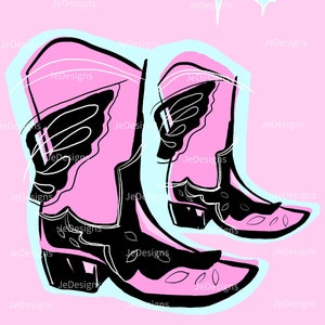 Digital Download- Cowboy Boots
