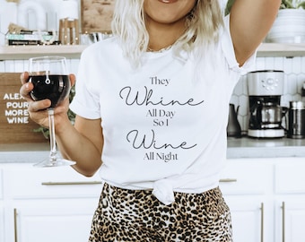 Wine All Night, Wine Mom, Wine Shirt, Wine Lover Shirt, Wine Tee, Funny Wine Shirt, Drinking Shirt, Wine Tshirt, Bella Canvas TShirt