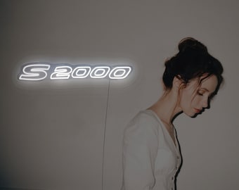S2000 Car Logo Neon Sign / Car Logo Sign/ Neon Sign / Led NeonSign / Custom Neon Sign / Neon Sign Bedroom / Car Neon Sign/ Neon Bar Sign