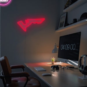 United States Track Neon Sign, Race Track Neon Sign, United States Race Track Sign, Wall Decor, Track Gift, Track ,United States Pist