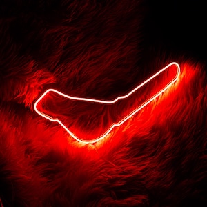 Italy Monza Track Neon Sign, Race Track Neon Sign, Monza , Race Track Sign, Wall Decor, Track Gift, Race Track, Christmas Gift, Race Lover