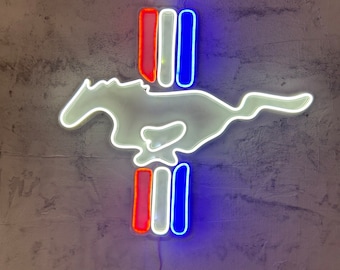 Car Logo Sign Neon Sign / Led NeonSign / Custom Neon Sign / Neon Sign Bedroom / Car Neon Sign/ Neon Bar Sign / Vintage Car Neon sign/ Neon