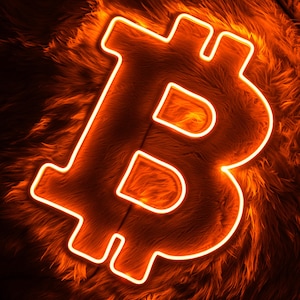 Bitcoin Trading Neon Sign, Trading Wall Decor, Trader Gift, Crypto Wall Art, Trader Wall Decor, Crypto Wall Decor, Art, Neon Sign Decor, Btc