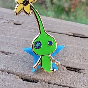 Pikmin 4 - Glow Pikmin Hard Enamel Pin - 1.25 Inches