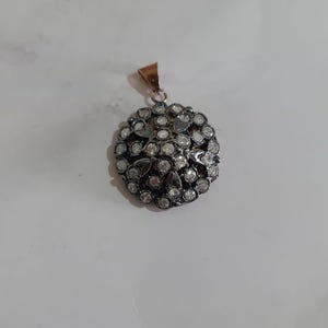 Antique pendant, antique vintage pendant, vintage diamond pendant