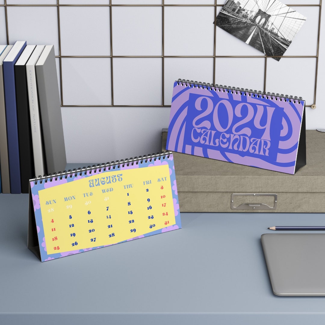 2024 Desk Calendar 2024 Calendar Monthly Desk Calendar 2024 Christmas