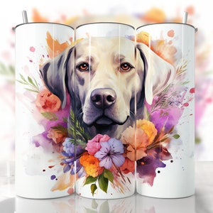 Labrador Retriever Tumbler Wrap, Seamless Tumbler Wrap, Dog Sublimation, Straight & Tapered Tumbler Png, Dog Tumbler Wrap, Dog Mom Tumbler