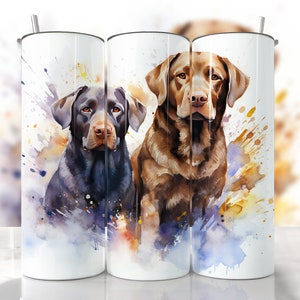 Labrador Retriever Tumbler Wrap, Seamless Tumbler Wrap Png, Dog Sublimation, Straight & Tapered Tumbler, Dog Tumbler Wrap, Dog Mom Tumbler