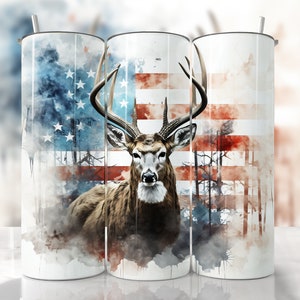 Hunting Tumbler Wrap, Deer Hunting Tumbler Wrap, American Hunting Sublimation, Straight & Tapered Tumbler Wrap PNG, Buck Hunting Sublimation