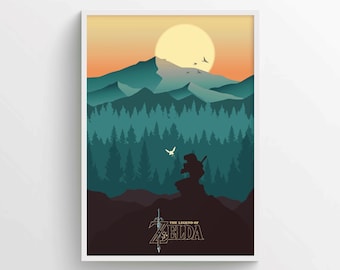 Legend of Zelda Ocarina of Time Poster - Etsy 日本