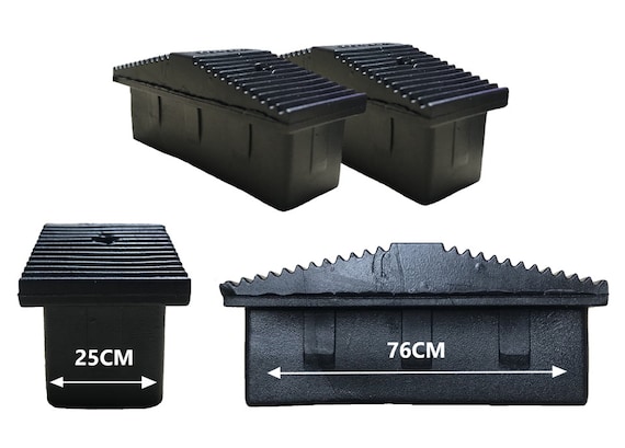 Henry's Replacement Rubber Ladder Feet For Lyte Box Section Ladders By