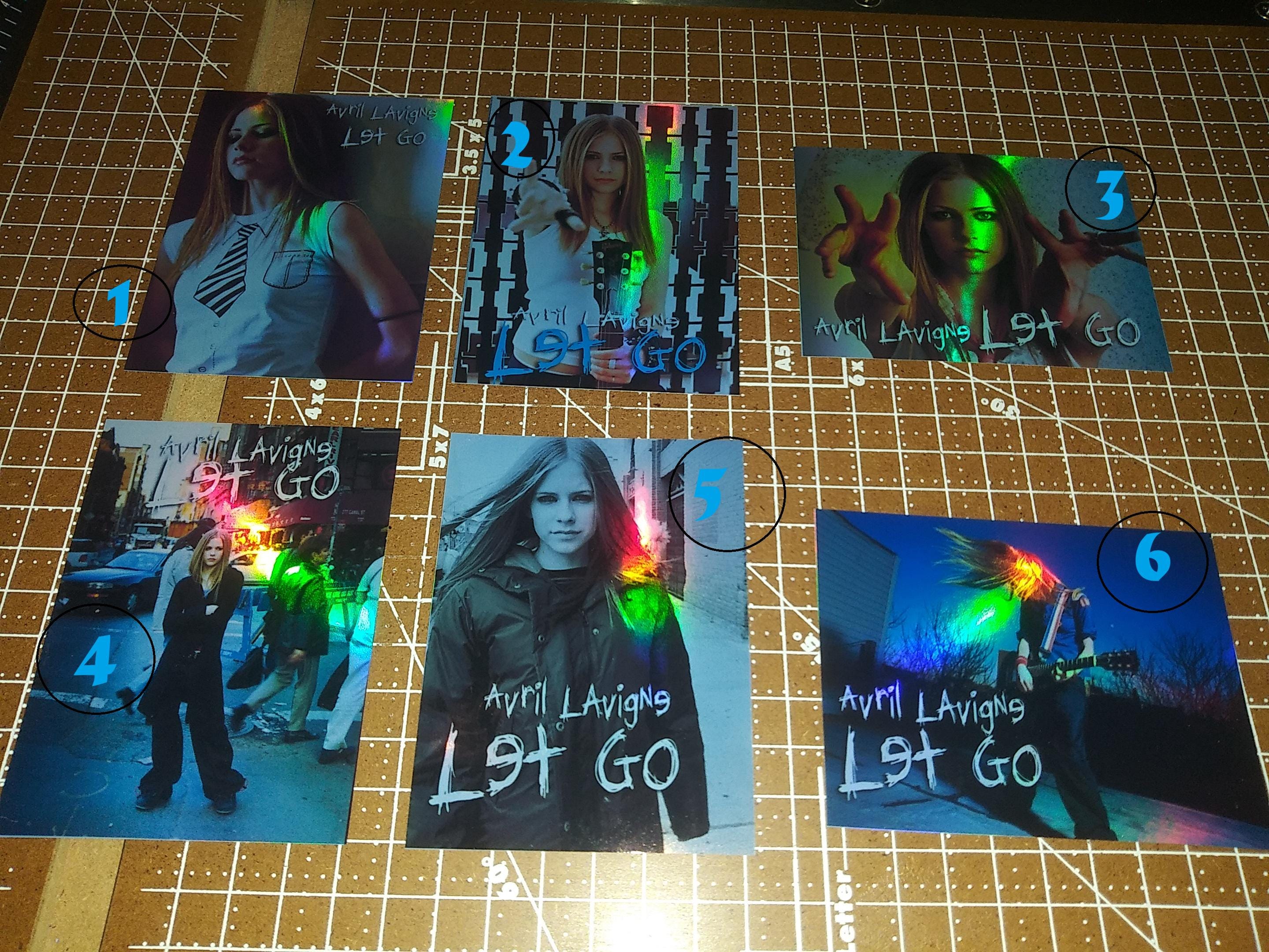 Avril Lavigne: Let Go Holographic Stickers - Etsy