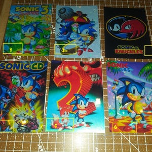 Classic Sonic the Hedgehog Holographic Stickers