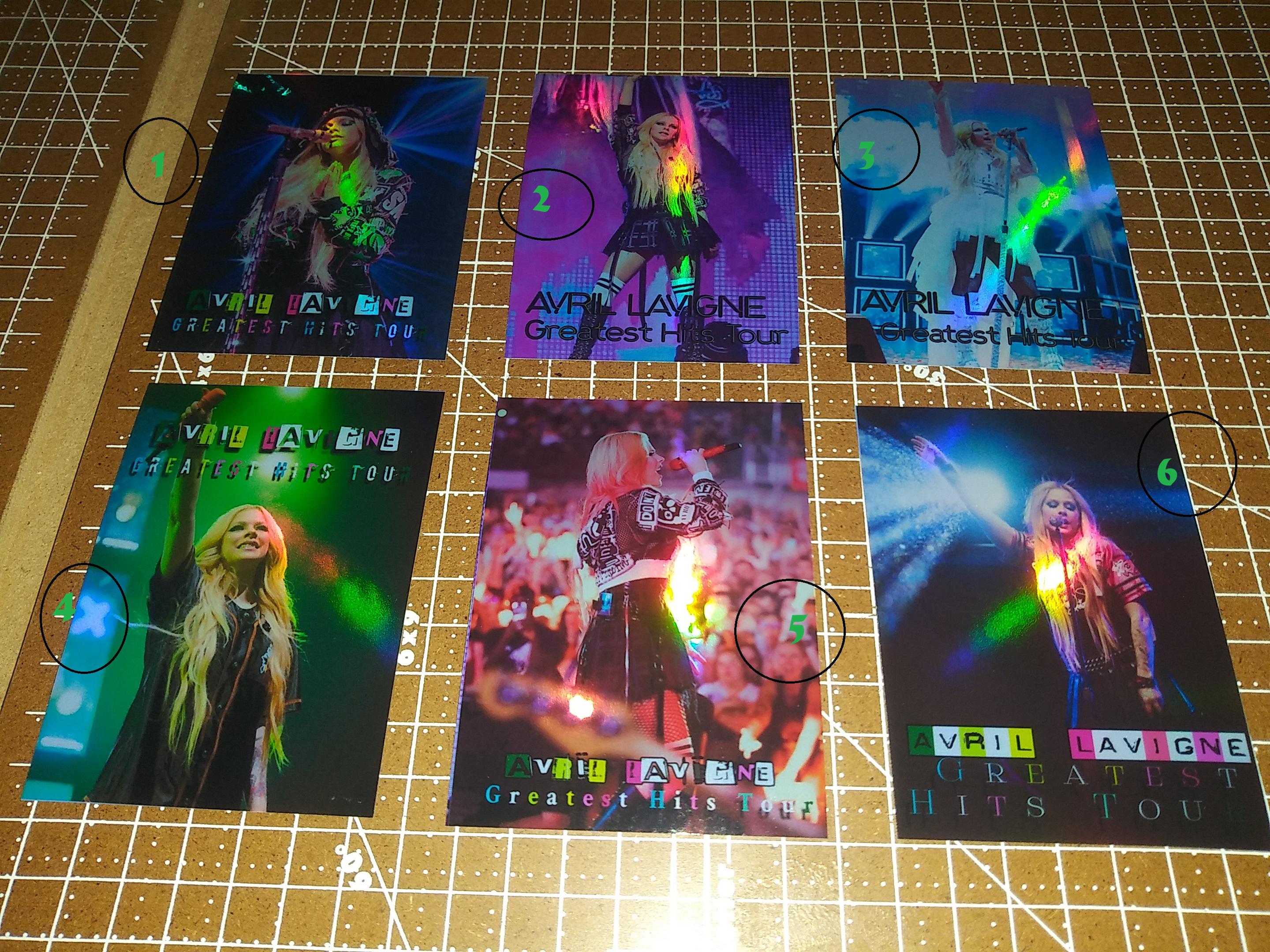 Avril Lavigne: Greatest Hits Holographic Stickers - Etsy