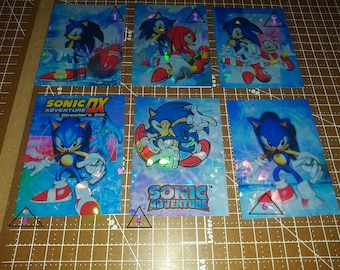 Sonic Adventure Holographic stickers