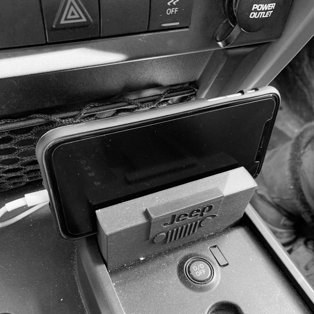 Jeep Wrangler Center Console Phone Holder 20072010 Etsy