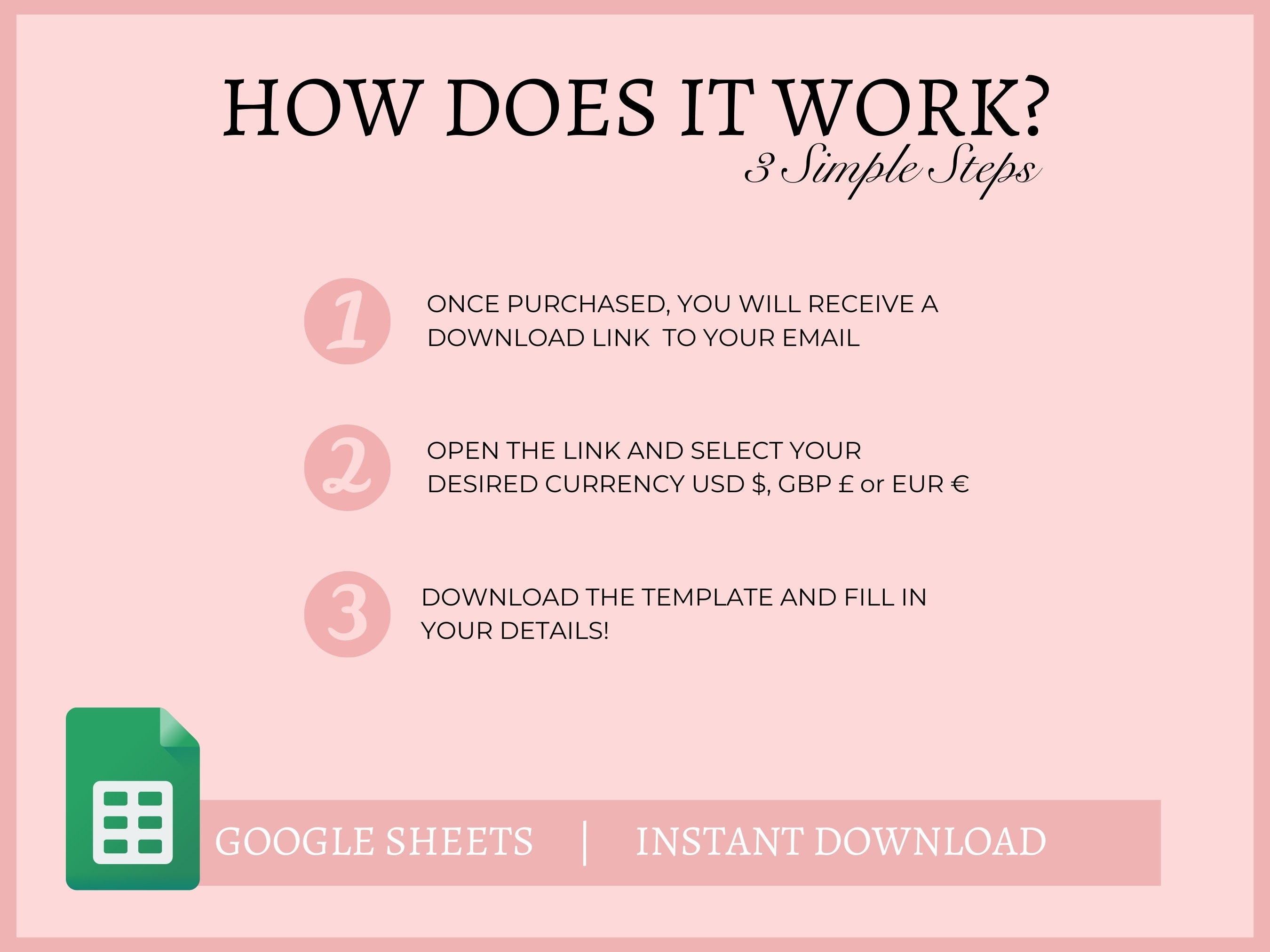 Monthly Budget Google Sheets Template: Financial Tracker (digital ...