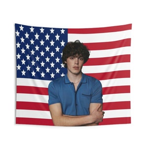 Jack Champion American Flag Ethan Landry Scream 6 Trendy Cute Minimalist Room Decor Fan Gifts Gift For Her Wall Decor