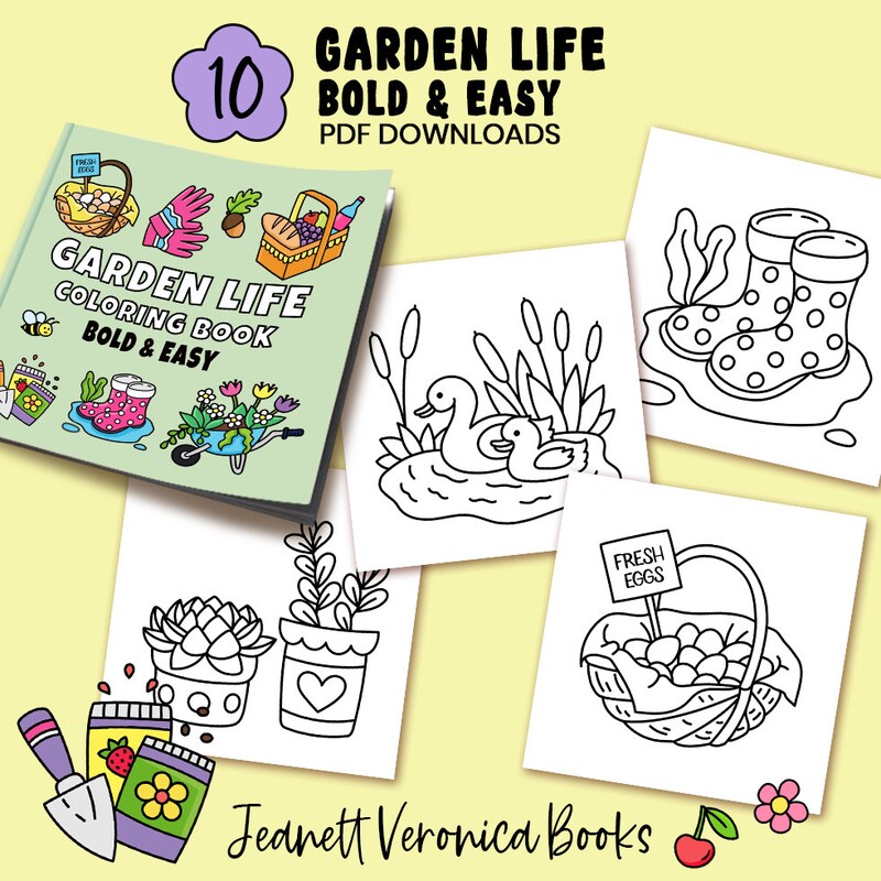 Roblox Grow a Garden Coloring Pages - Etsy
