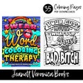Swear Word Coloring Therapy | Swear Word Coloring Pages with Sweary, Inspirational Quotes | 35 Digital Coloring Pages | Instant Download PDF