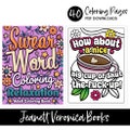 Swear Word Coloring Relaxation | Bold & Easy Swear Word Coloring pages | 40 Digital Coloring Pages | Instant Download PDF product logo