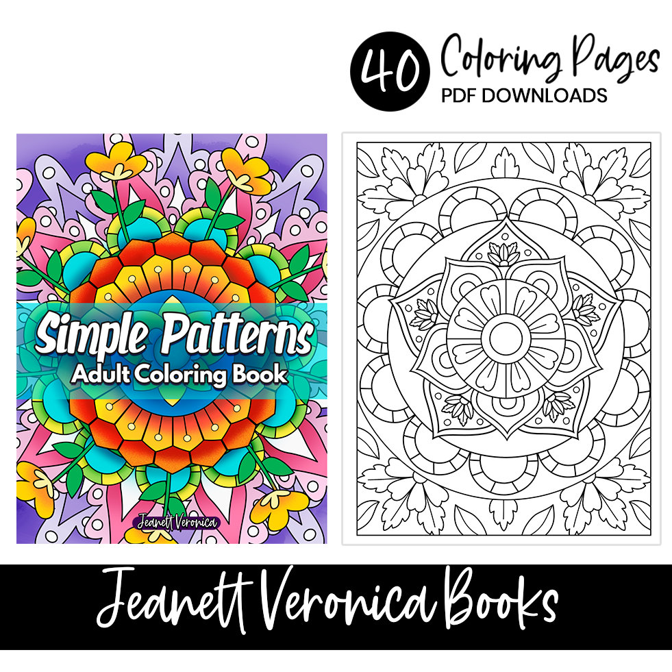 Mindful Patterns Coloring Book for Adults: An Easy and Relieving Amazing  Coloring Pages Prints for Stress Relief & Relaxation Drawings by Mandala