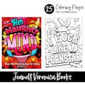 Her Naughty Mind | Swear Word Coloring Book With Dirty Quotes| Bad Word Coloring Pages | 25 Digital Coloring Pages | Instant Download PDF