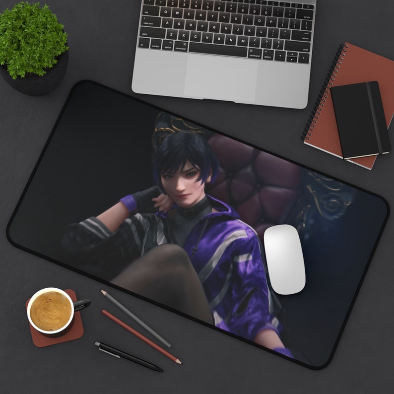 Tekken 8 Reina Desk Mat, Tekken 8 Reina Mouse Pad xxl mouse pad, different sizes 12x18 12x22 15x30 image 9