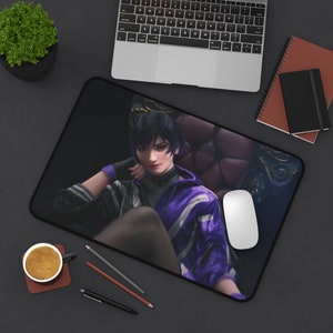 Tekken 8 Reina Desk Mat, Tekken 8 Reina Mouse Pad xxl mouse pad, different sizes 12x18 12x22 15x30 image 7