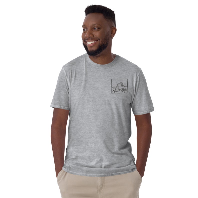 EMBROIDERY Short-Sleeve Unisex T-Shirt - Matching Shirts / Never let go